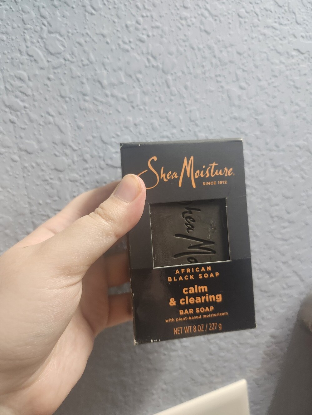 Shea Moisture Black and Orange African Black Soap Bar